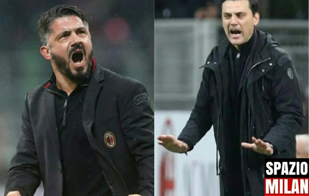 Stesse partite ma due Milan opposti. Gattuso vs Montella: lo yin e lo yang della stagione rossonera