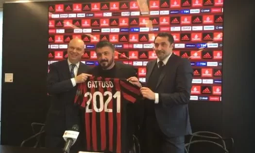 UFFICIALE • Diretta social e firma: Gattuso al Milan fino al 2021. Le sue prime parole