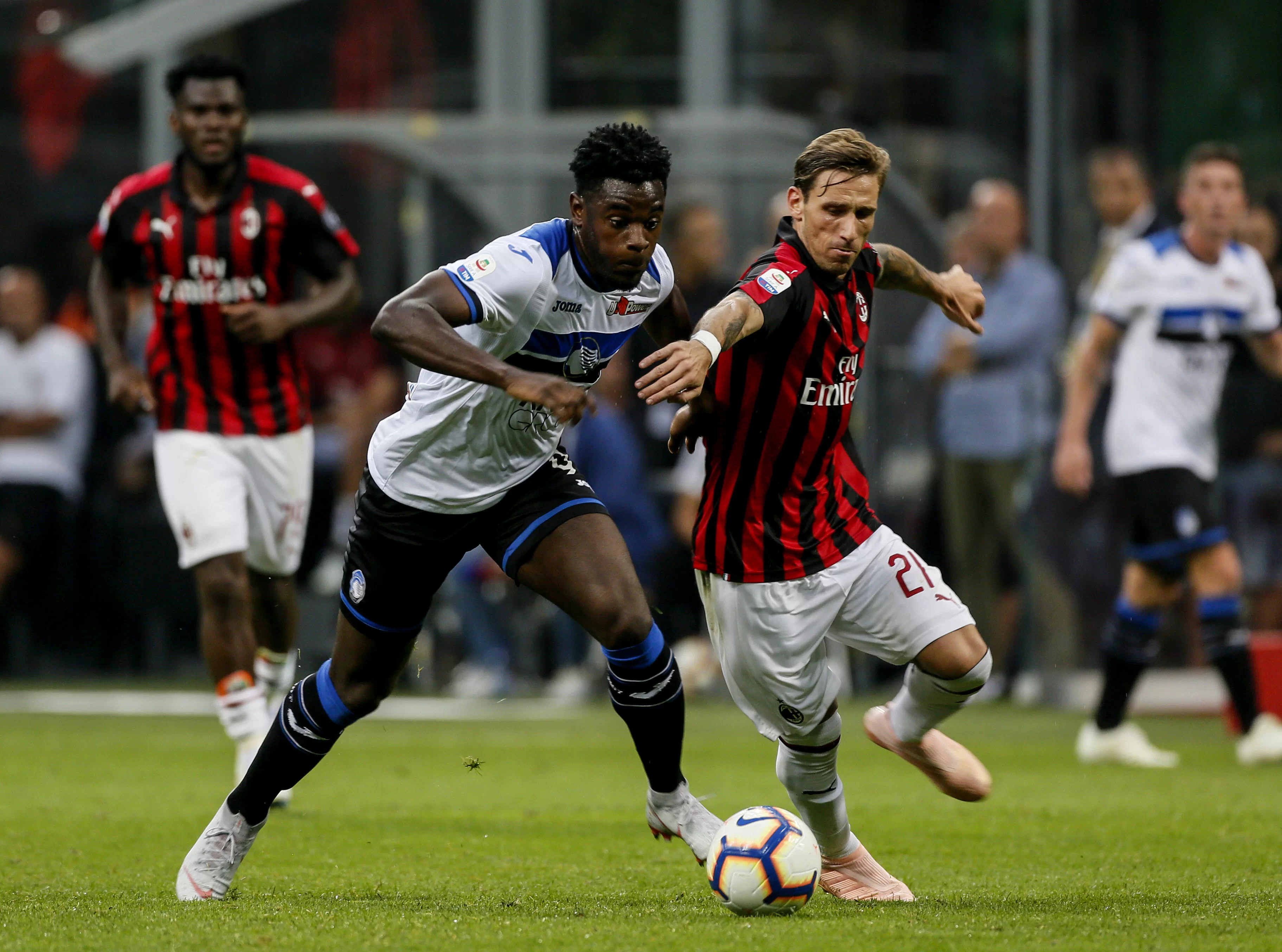 Empoli-Milan: niente gol a Biglia, è autorete di Capezzi