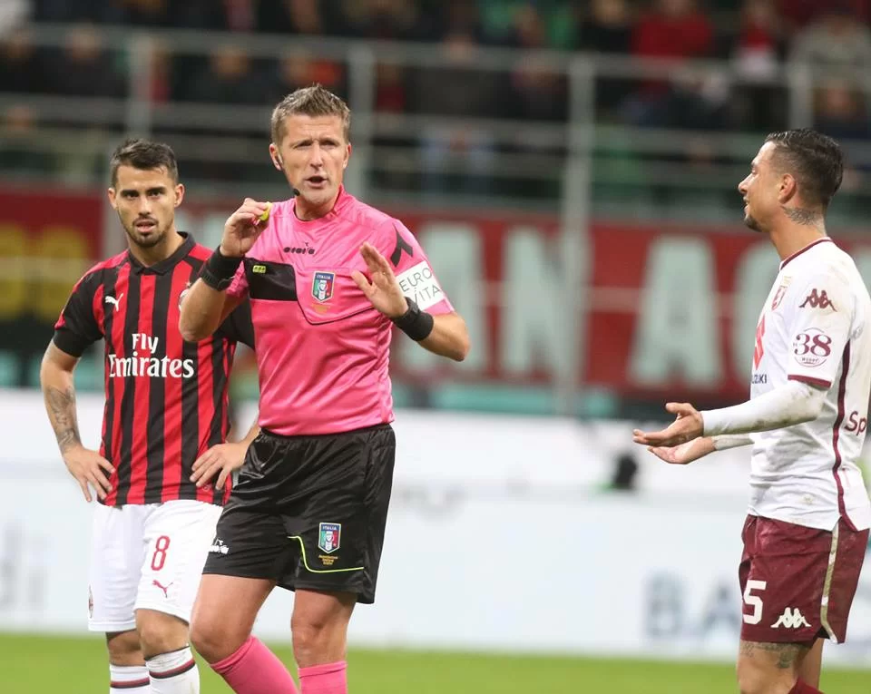 Sampdoria-Milan, scelta la squadra arbitrale