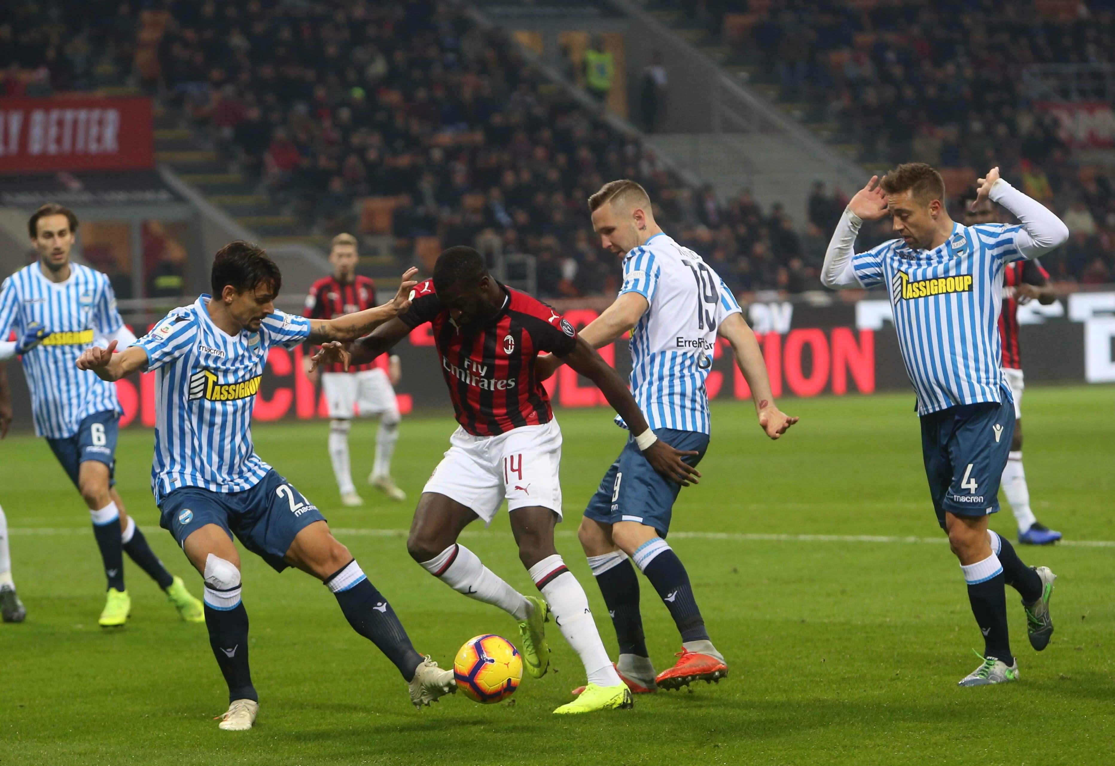 Show al “Mazza”: tre gol in dieci minuti, SPAL-Milan 1-2