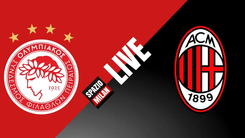 SM RELIVE/ Europa League, Olympiacos-Milan 3-1