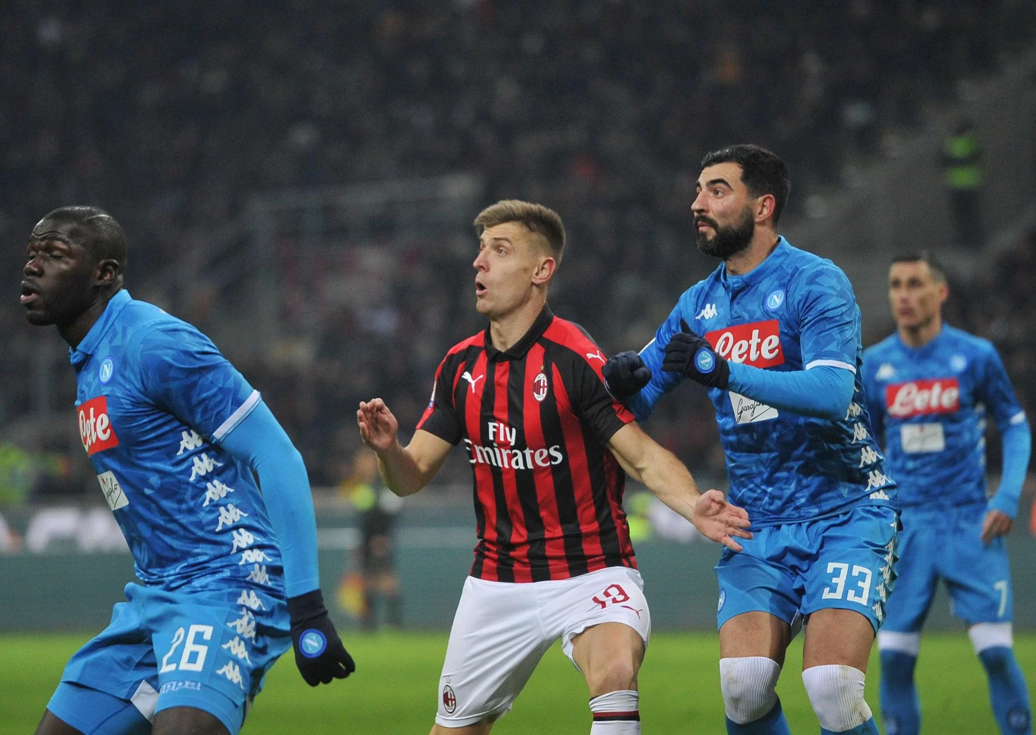 Milan alla pari del Napoli e che impatto di Piatek