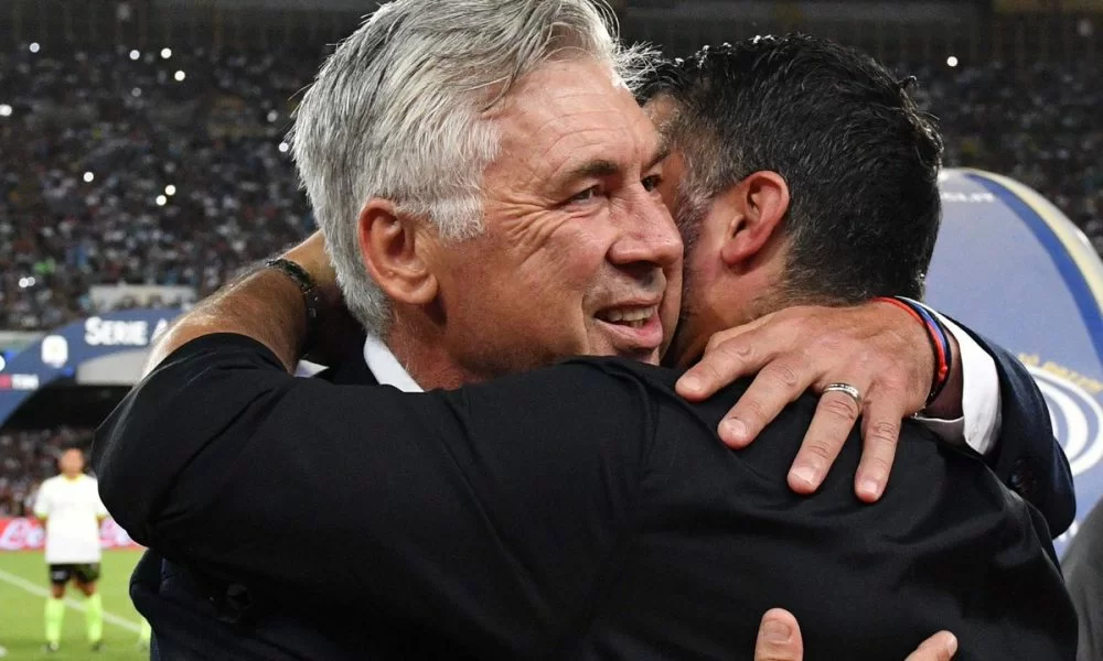 Gattuso mette nel mirino Ancelotti: vincere il derby per eguagliare il suo maestro