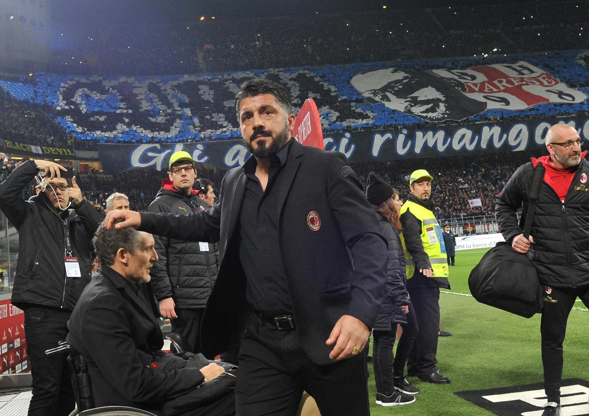 Gattuso: “Stasera vittoria meritata, il cambio tattico è stato decisivo”. Le sue parole a Milan TV e alla Rai