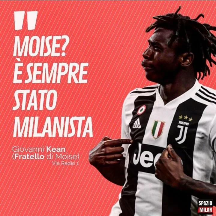 Giovanni Kean: “Moise ha sempre amato il Milan”