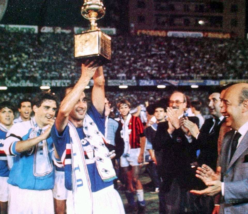 Samp campione contro il Milan Coppa Italai 1985