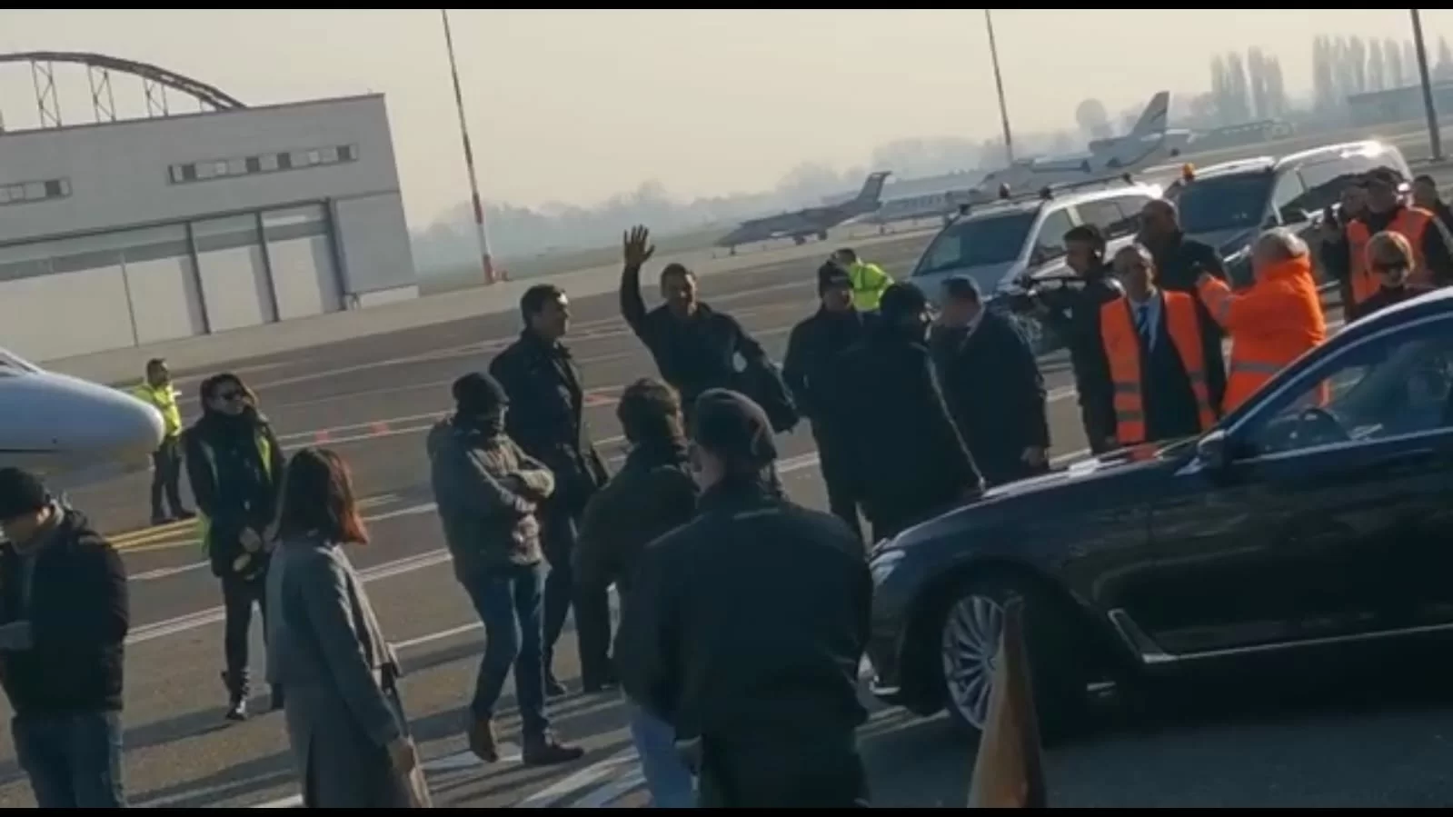 SM VIDEO – Le immagini dell’arrivo di Zlatan Ibrahimovic a Linate