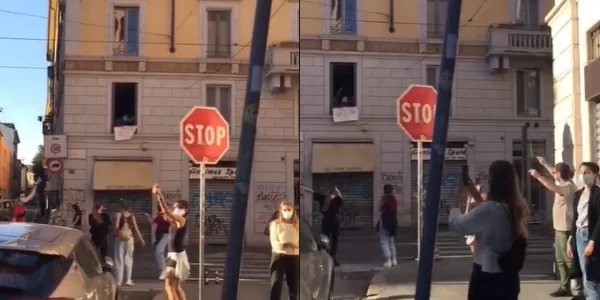 Milano, party in strada a ritmo di musica nel primo giorno della Fase 2