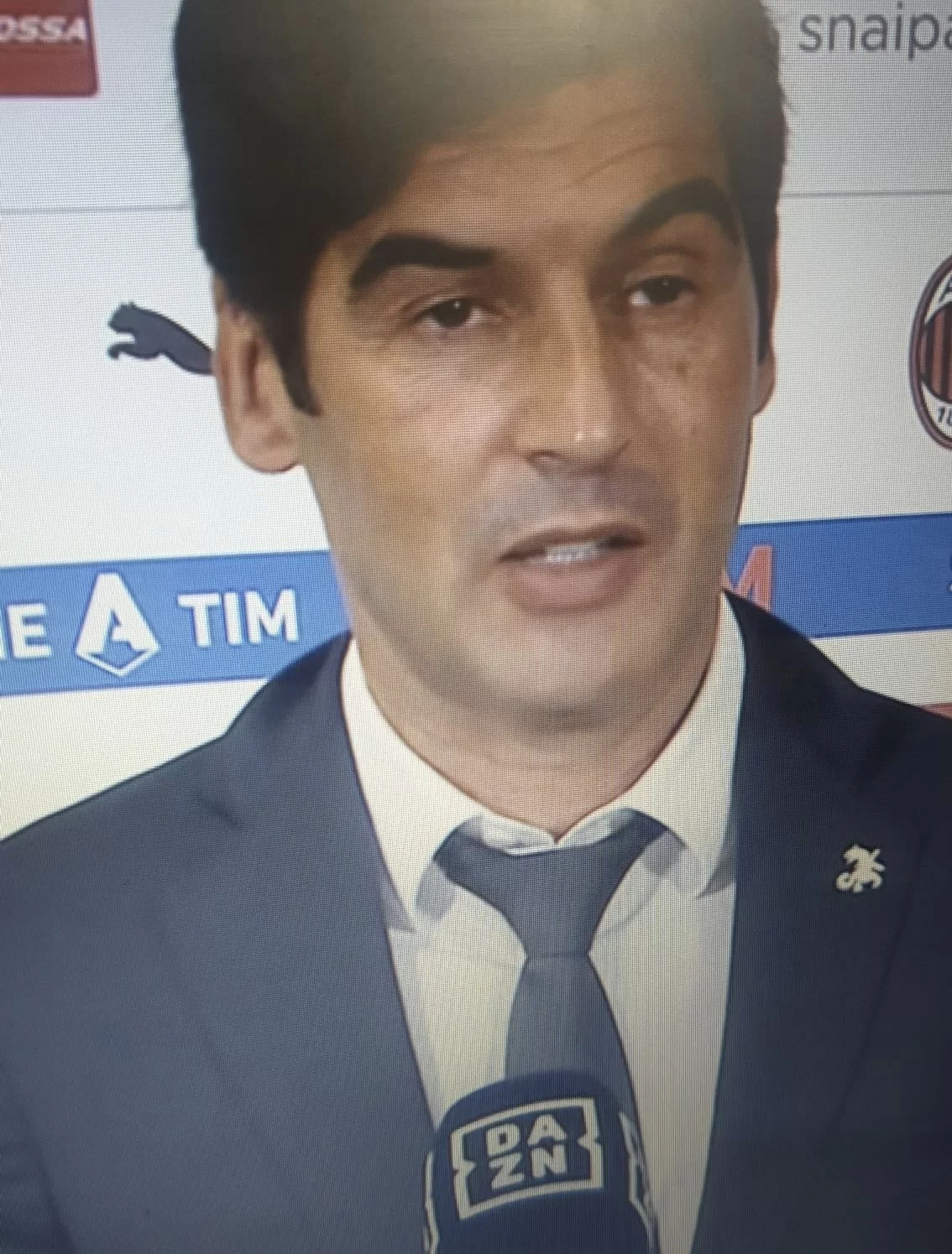 DAZN – Fonseca: “Partita regalata, il Milan ha vinto senza creare grosse opportunità”