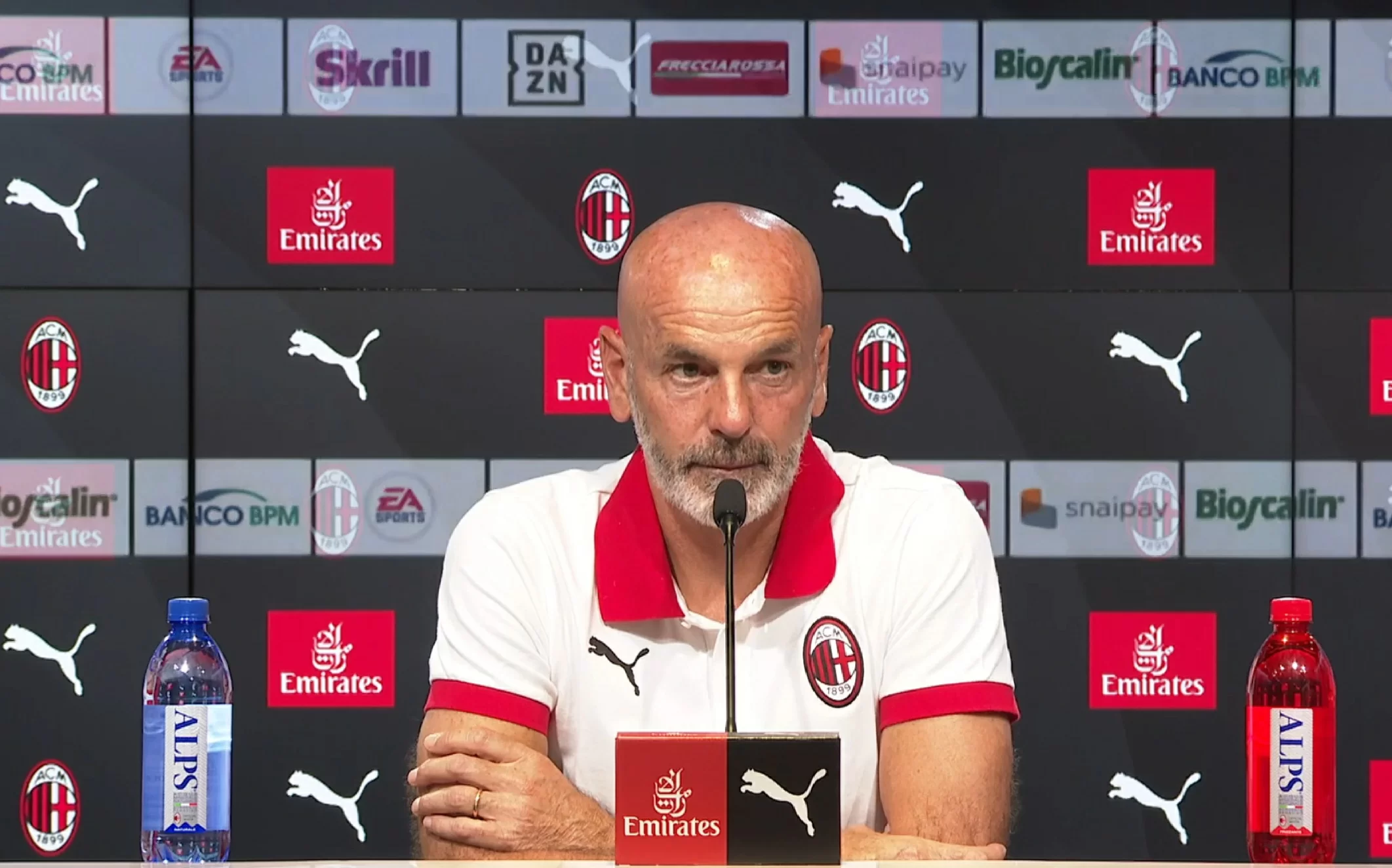 LIVE SM – Stefano Pioli: “Non mi piace parlare di turnover, io ho tanti titolari. Domani schiererò la formazione migliore”