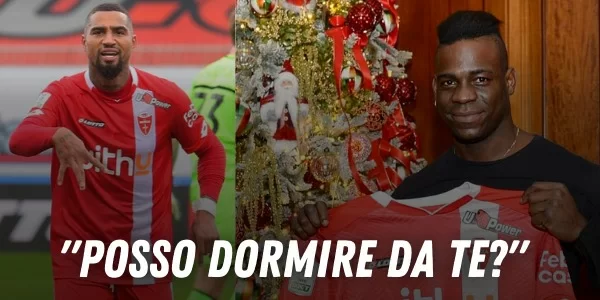Balotelli: “Caro Boateng, posso dormire da te?”