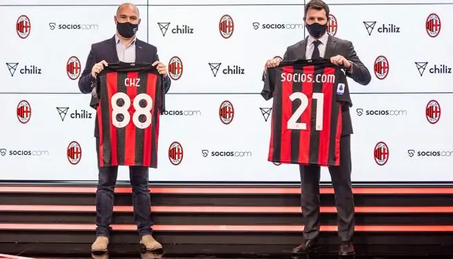 AC Milan e Chiliz, nuova partnership con Socios.com. Si entra nel mondo delle criptovalute sportive