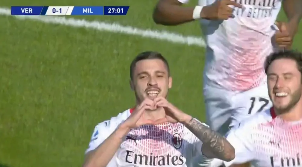 La Lega di A celebra Krunic “l’artista”