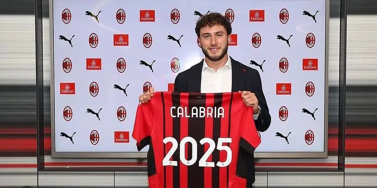 Calabria: “Cresciuto con questa maglia addosso, è un onore far parte di questa famiglia”