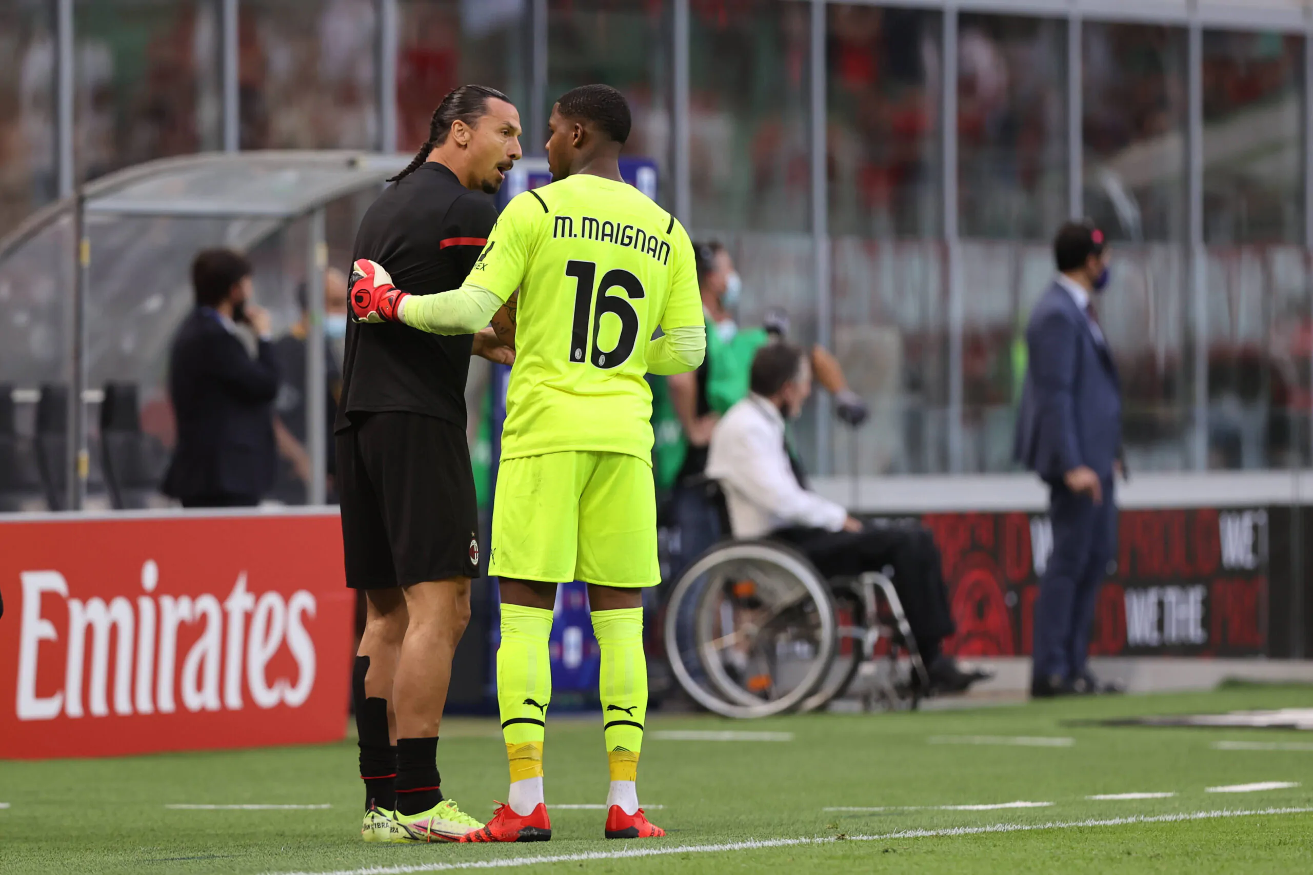 Milan, le condizioni di Maignan e Ibrahimovic