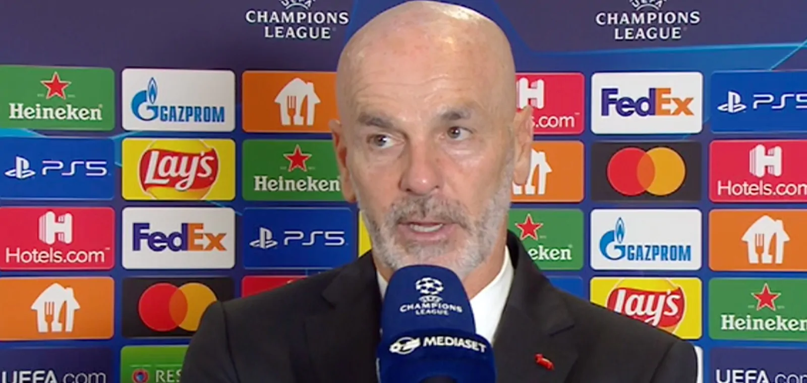 Porto-Milan: le parole di Pioli sul chiarimento con l’arbitro