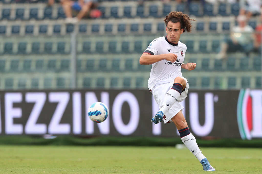 Bologna-Milan, Theate, gol