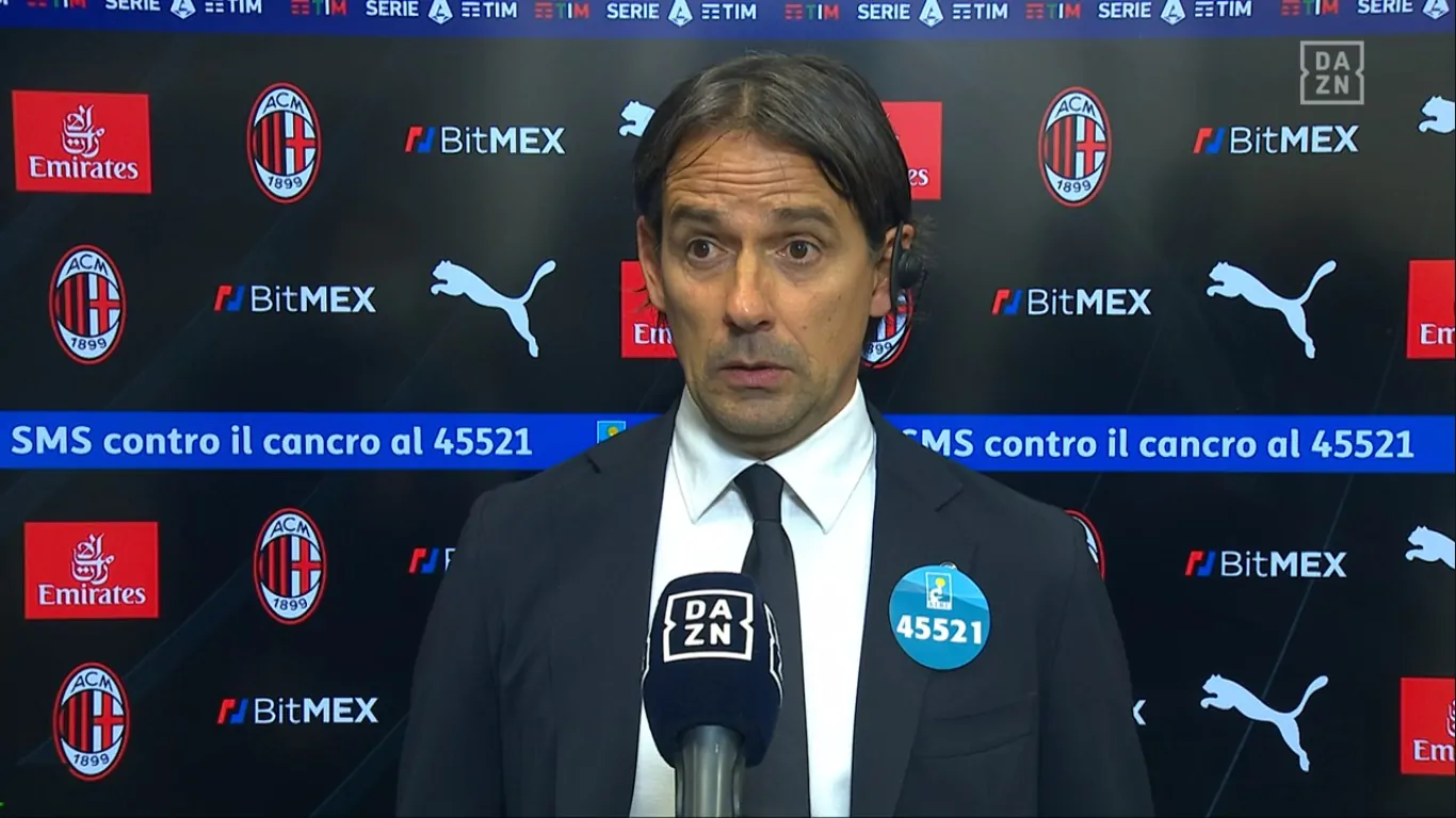 Inzaghi: “Calhanoglu? Che partita! Vi dico chi meritava di vincere!”