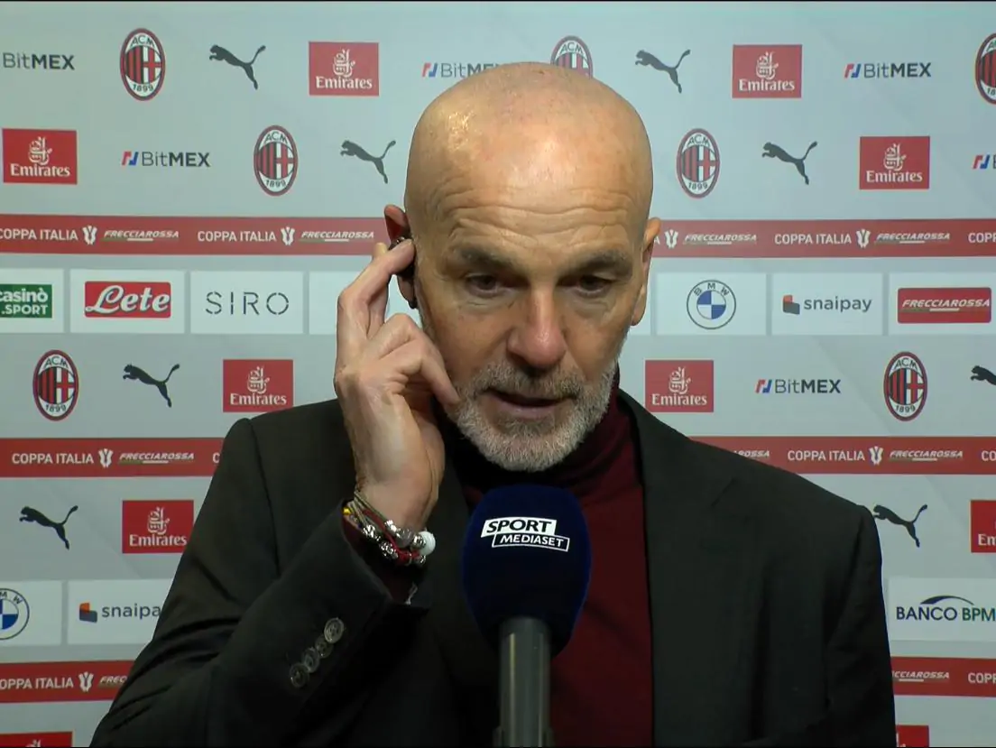 Pioli: “Ci teniamo alla competizione. Stasera male ma ecco dove abbiamo sbagliato”