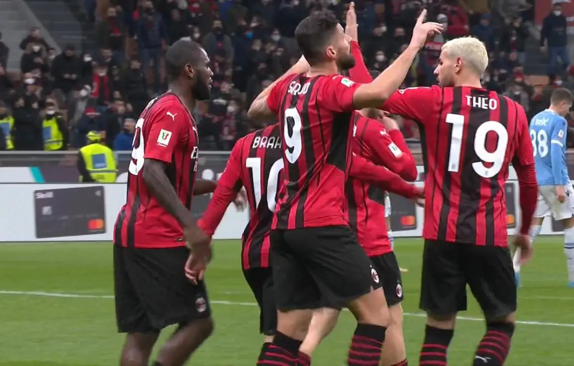 Milan-Sampdoria, la vittoria dei rossoneri a 1.42