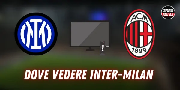 Dove vedere Inter-Milan in TV e streaming, tutte le soluzioni