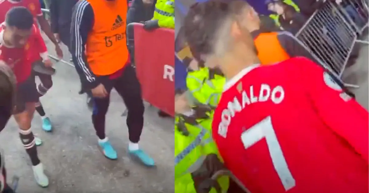 VIDEO – Assurdo gesto di stizza di Cristiano Ronaldo: avete visto cosa ha fatto?