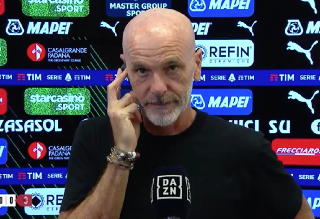 Pioli amareggiato: “Cosa ci è mancato per battere il Sassuolo”, poi critica l’arbitro!