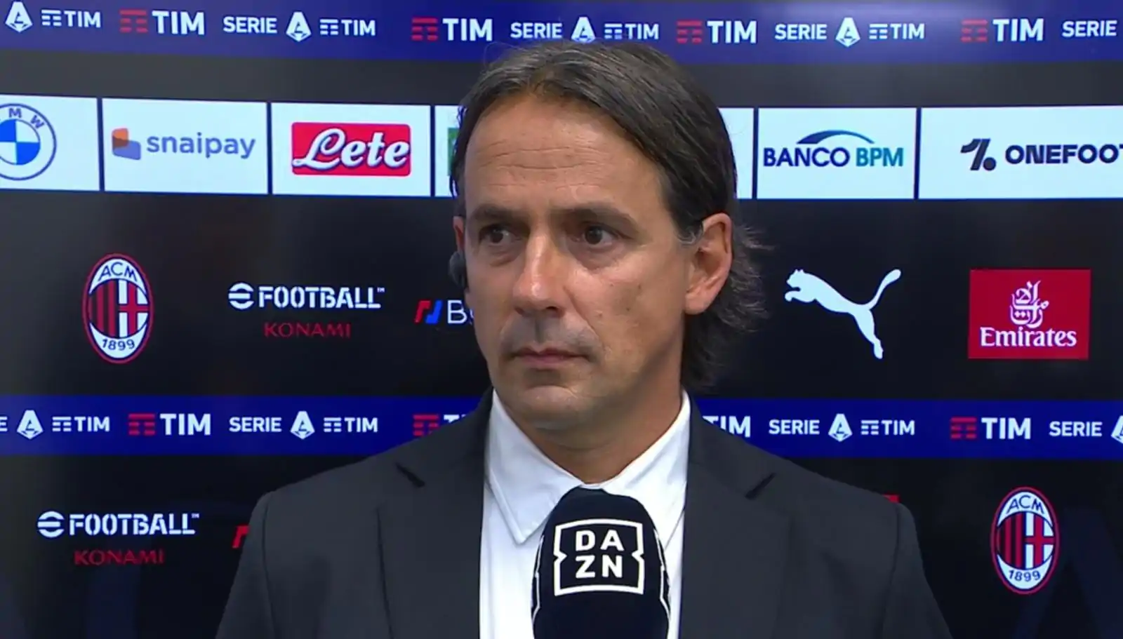 Inzaghi sicuro: “Col Milan non puoi farlo!”, poi la risposta sulla sconfitta