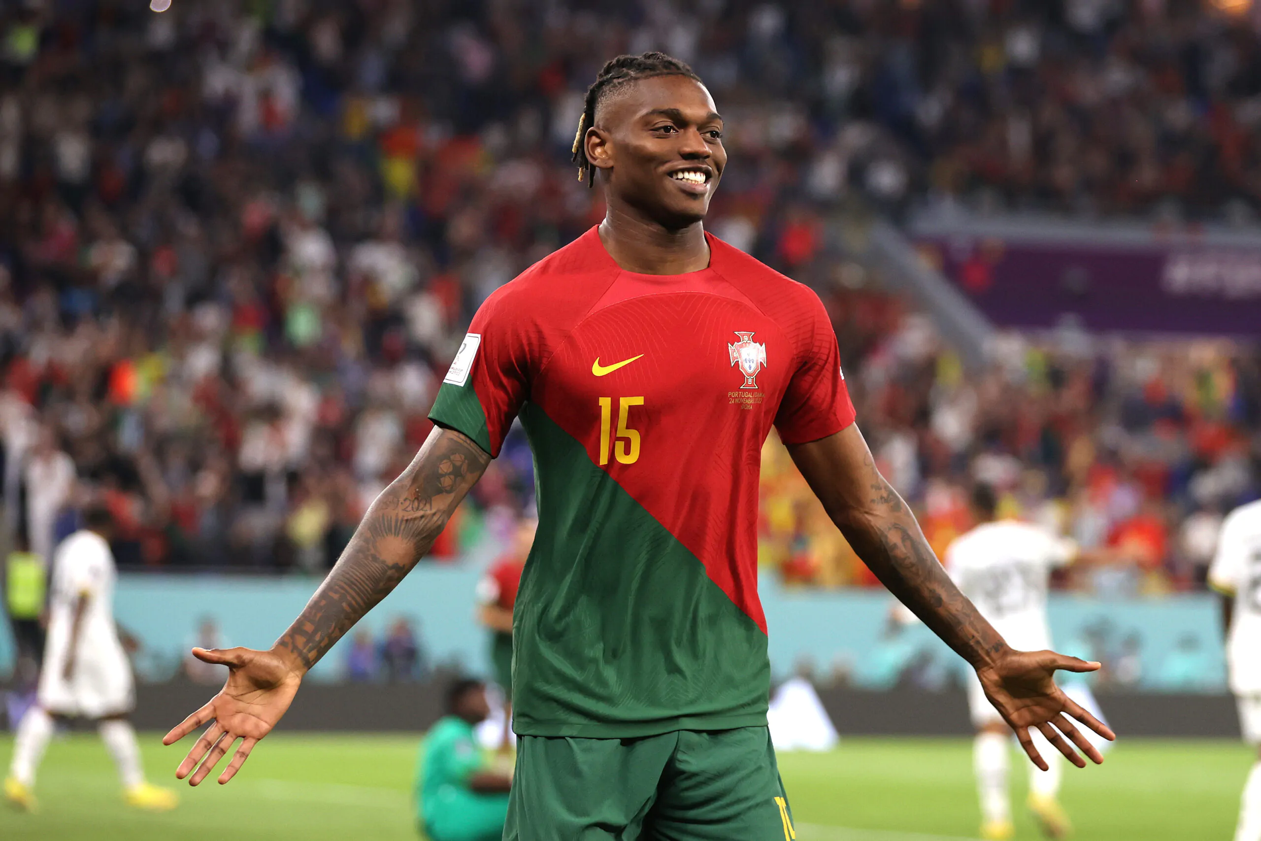 Portogallo, gol flash di Leao: esordio da sogno del rossonero