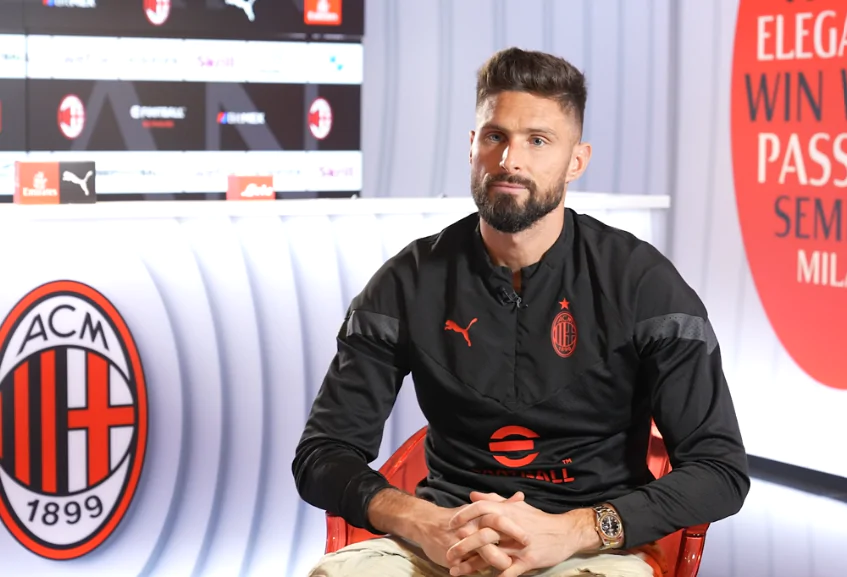 Giroud sorprende tutti: il miglior momento con il Milan non è lo Scudetto!