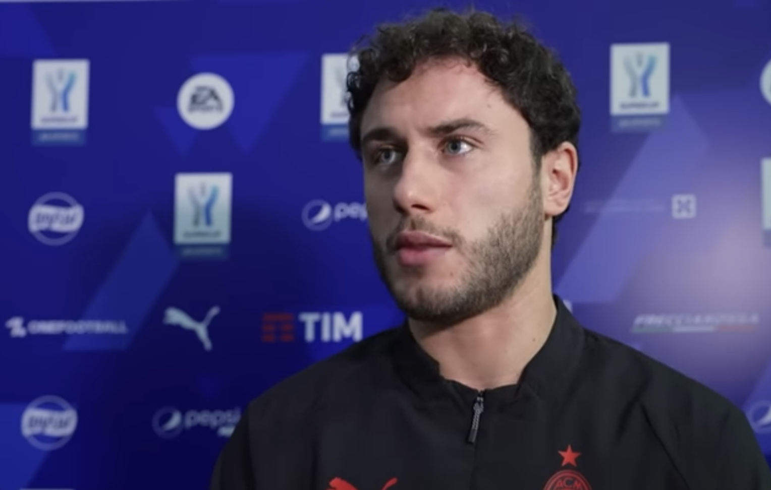 Calabria intervistato prima della Supercoppa Italiana