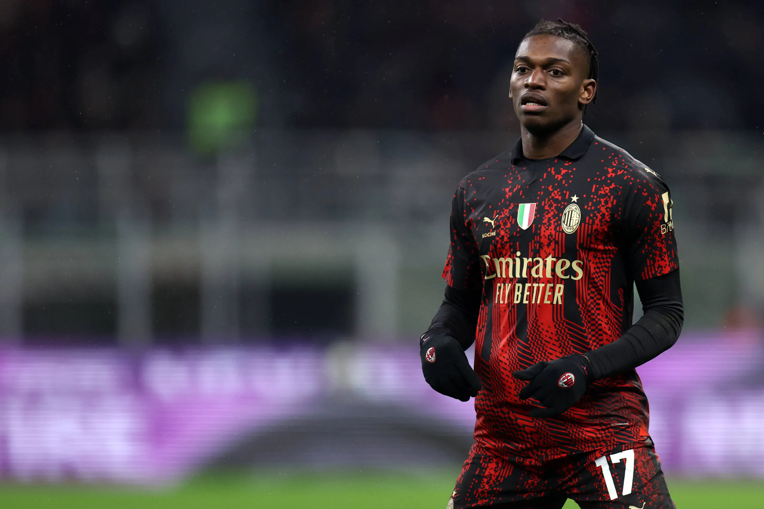 Leao in campo a San Siro