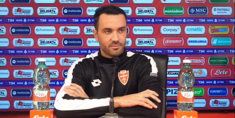 Raffaele Palladino in conferenza Ibrahimovic