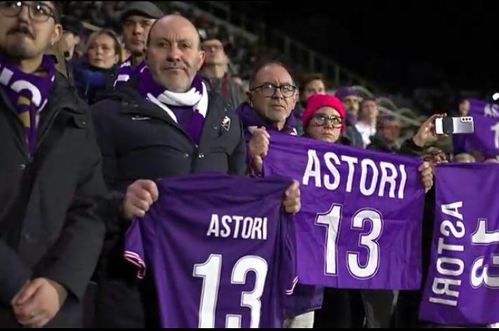 Fiorentina-Milan tributo Davide Astori