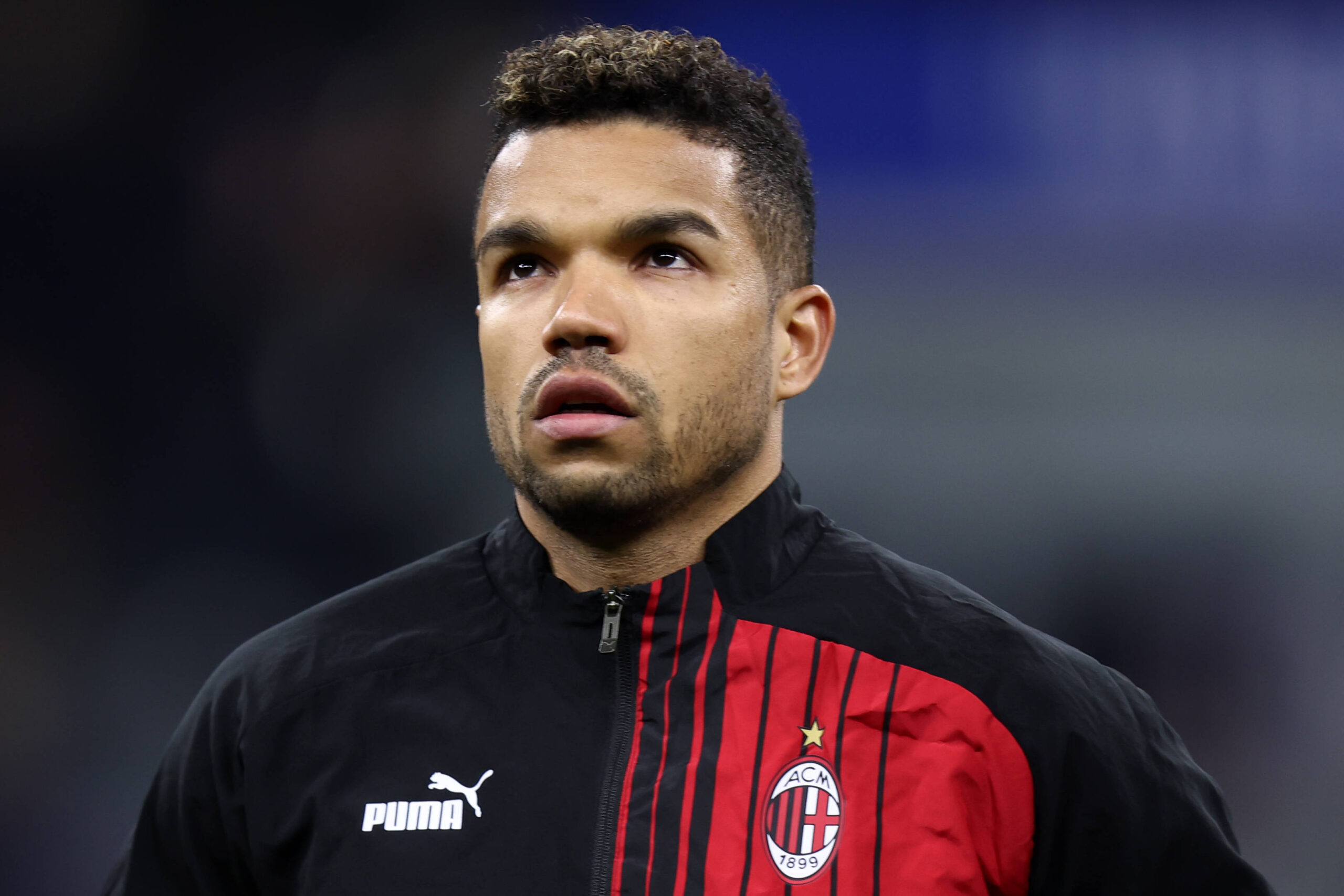 Messias in campo prima di Inter-Milan