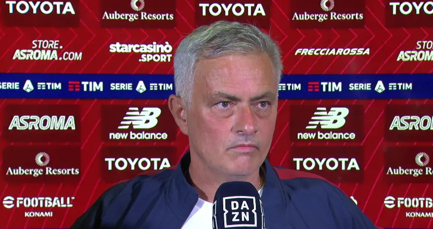 Mourinho: “Due punti persi contro il Milan”, poi il commento sulla lotta Champions