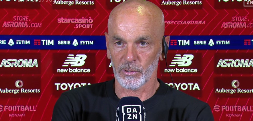 Stefano Pioli durante il post-partita di Ro