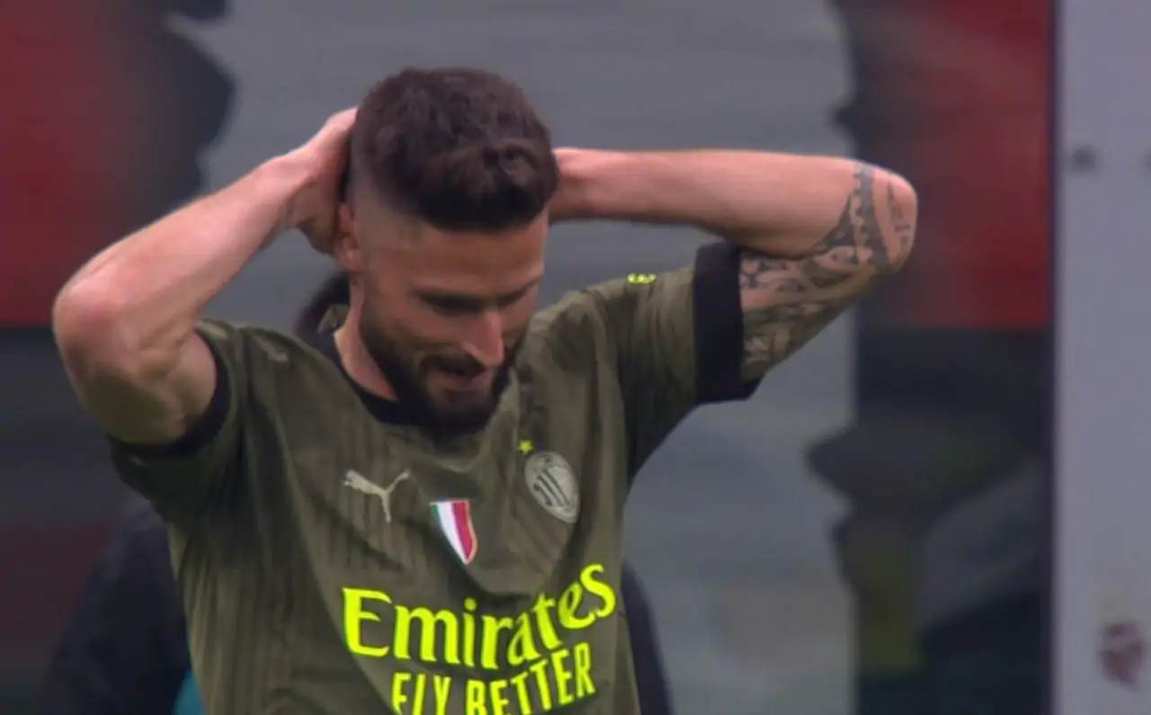 Infortunio Giroud, novità da Milanello: ci sarà contro la Roma?