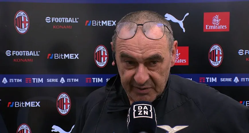 Sarri dopo il ko contro il Milan: “C’è rammarico. Ci ha condizionato una cosa!”