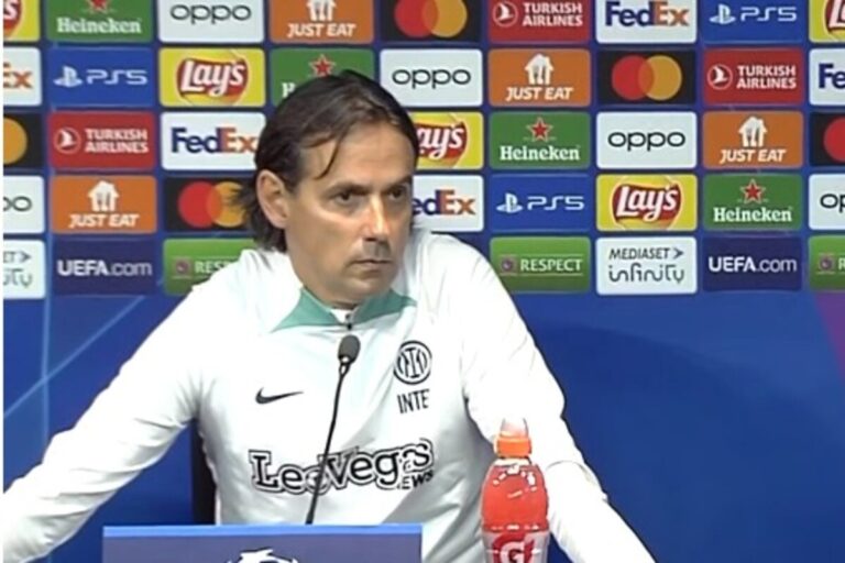 Simone Inzaghi in conferenza stampa