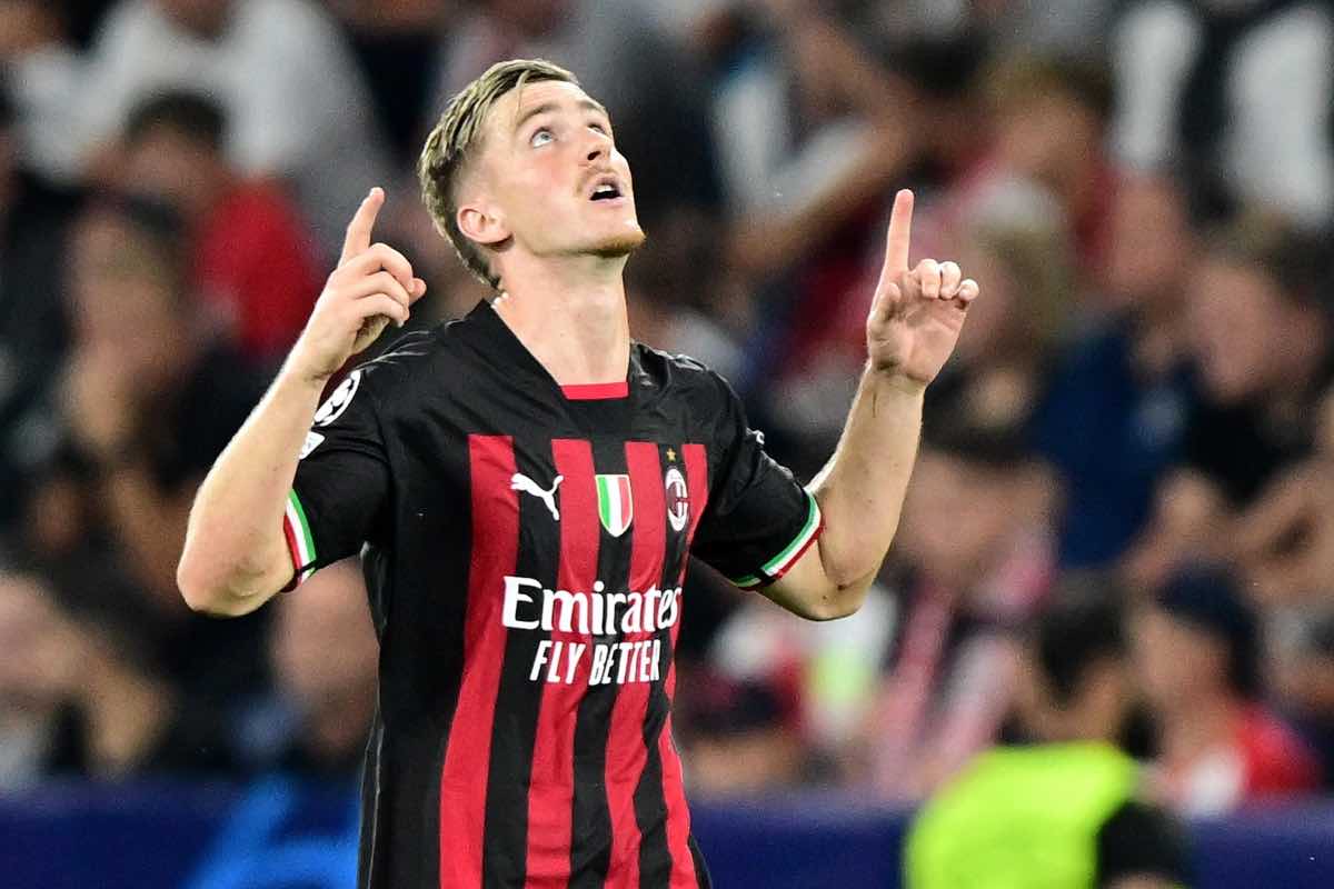 Saelemaekers esulta dopo un goal