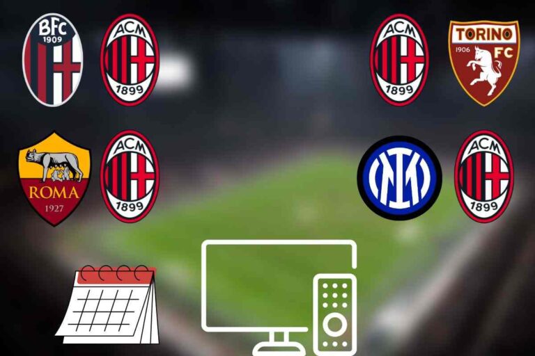 Calendario Serie A 2023-2024: ecco le prime quattro partite del Milan.