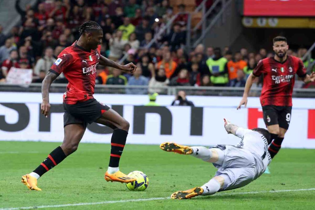 Leao-SpazioMilan-15-08-2023-_-ANSAFOTO