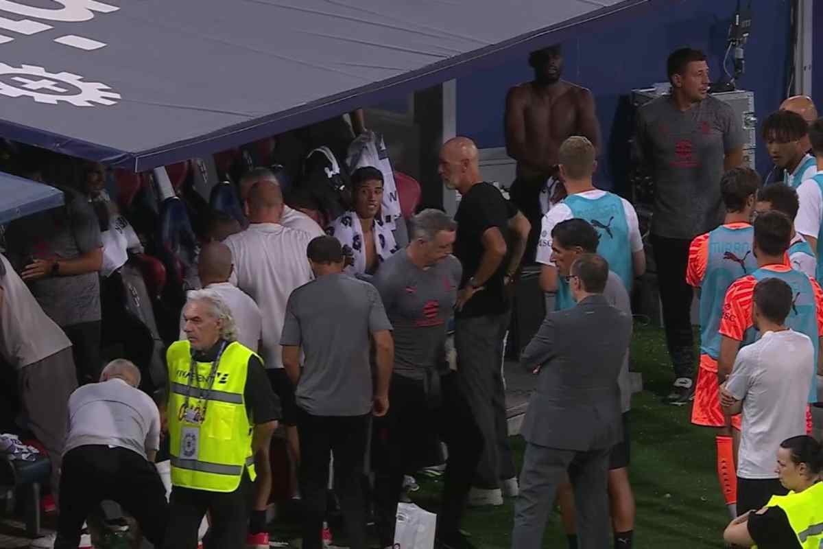 Bologna-Milan, i rossoneri non vanno negli spogliatoi