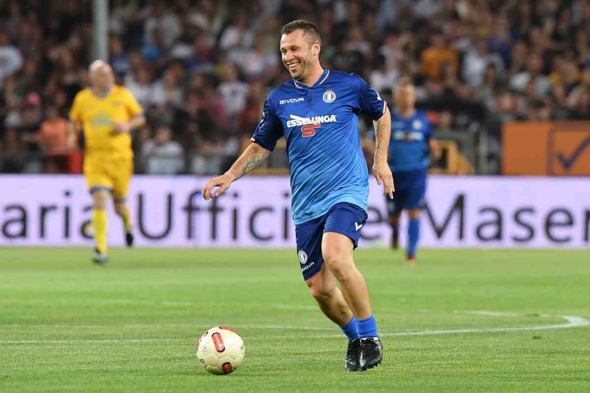 Cassano non si risparmia dopo Roma-Milan