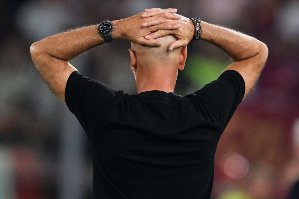 Pioli disperato per un gol sprecato dal Milan
