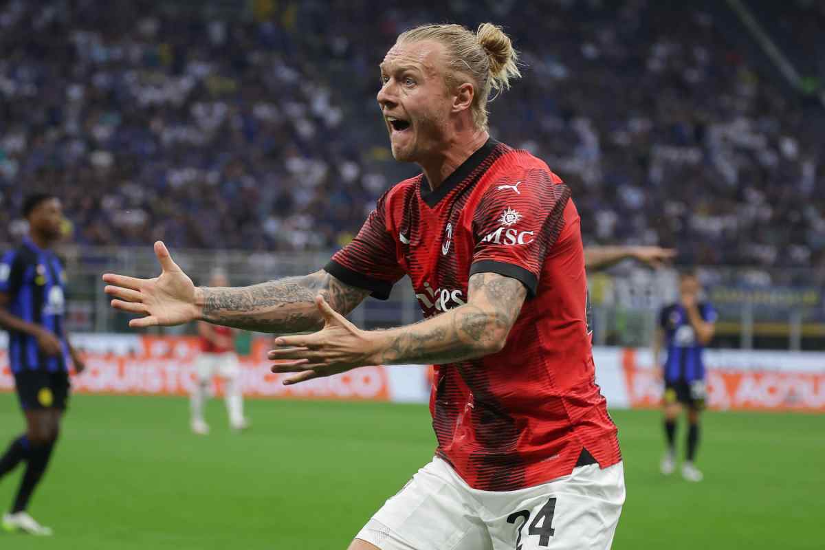 Pioli sceglie Kjaer dall'inizio in Milan-Lazio