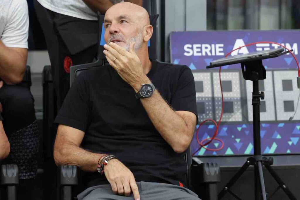 Stefano Pioli in panchina