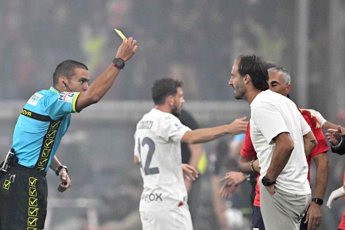 Proteste di Gilardino in genoa-Milan